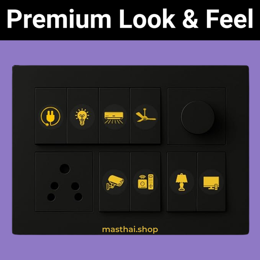 Gold Switch Stickers